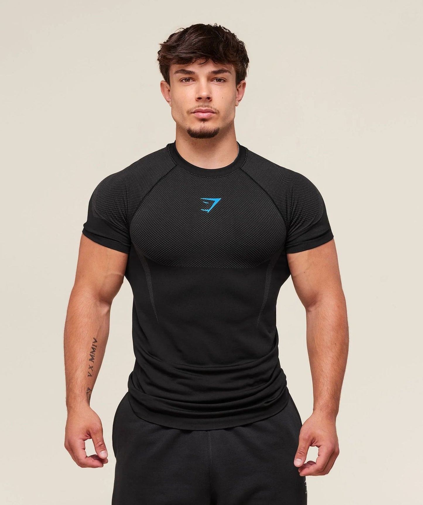 GYMSHARK/ONYX5 Short-Sleeve Compression Training Shirt